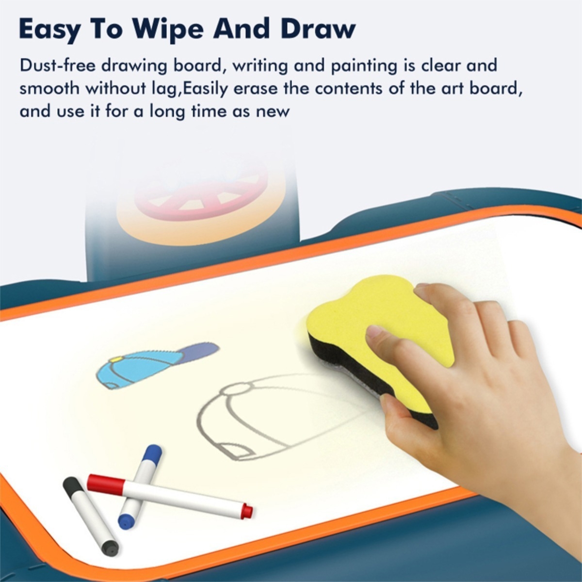 Juguete Proyector Para Dibujo Niños Tablero De Mesa - Imagen 5