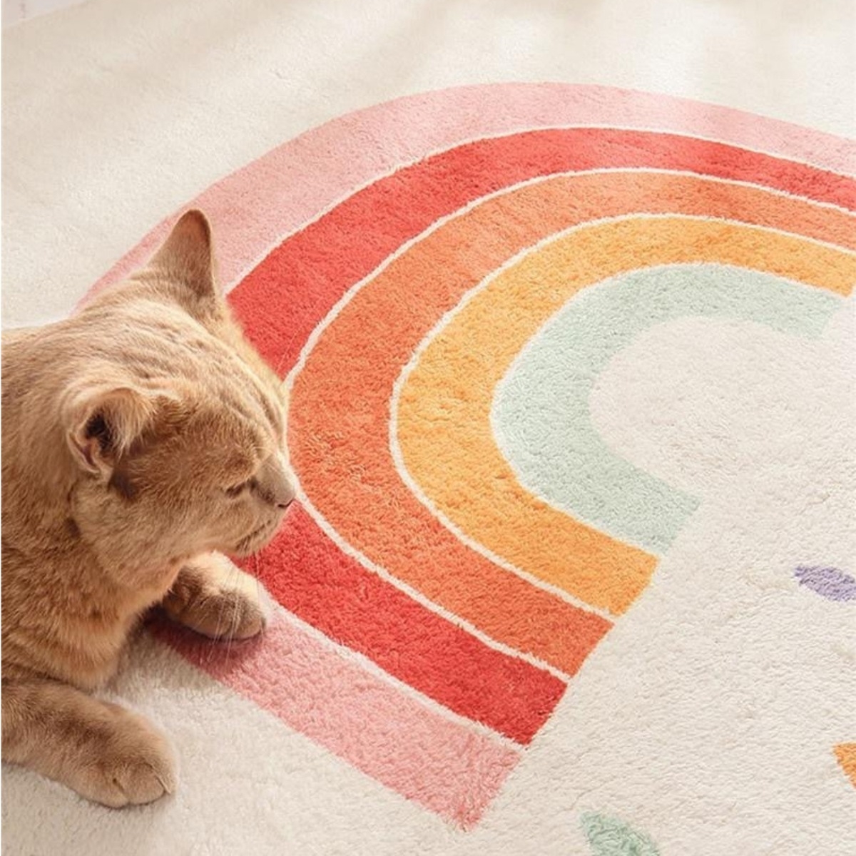 Alfombra Infantil Estilo Nordico Circular 60cm - Iluminaras - Imagen 7