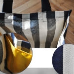 Bolsa Bolso De Playa Compras A Rayas En Lona - Iluminaras - Imagen 18