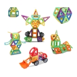 Juego Construcción Bloques Magnéticos 84 Piezas Educativo - Imagen 2