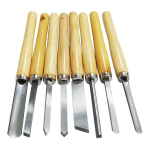 Gubia Para Torno De Madera Juego 8 Piezas Iluminaras
