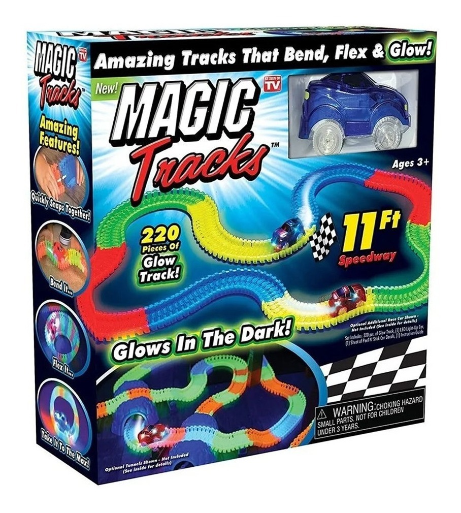 D_700475-MLU43924141428_102020-F.jpg Pista Flexible Magic Tracks 220p Auto Led Stickers - Imagen 1