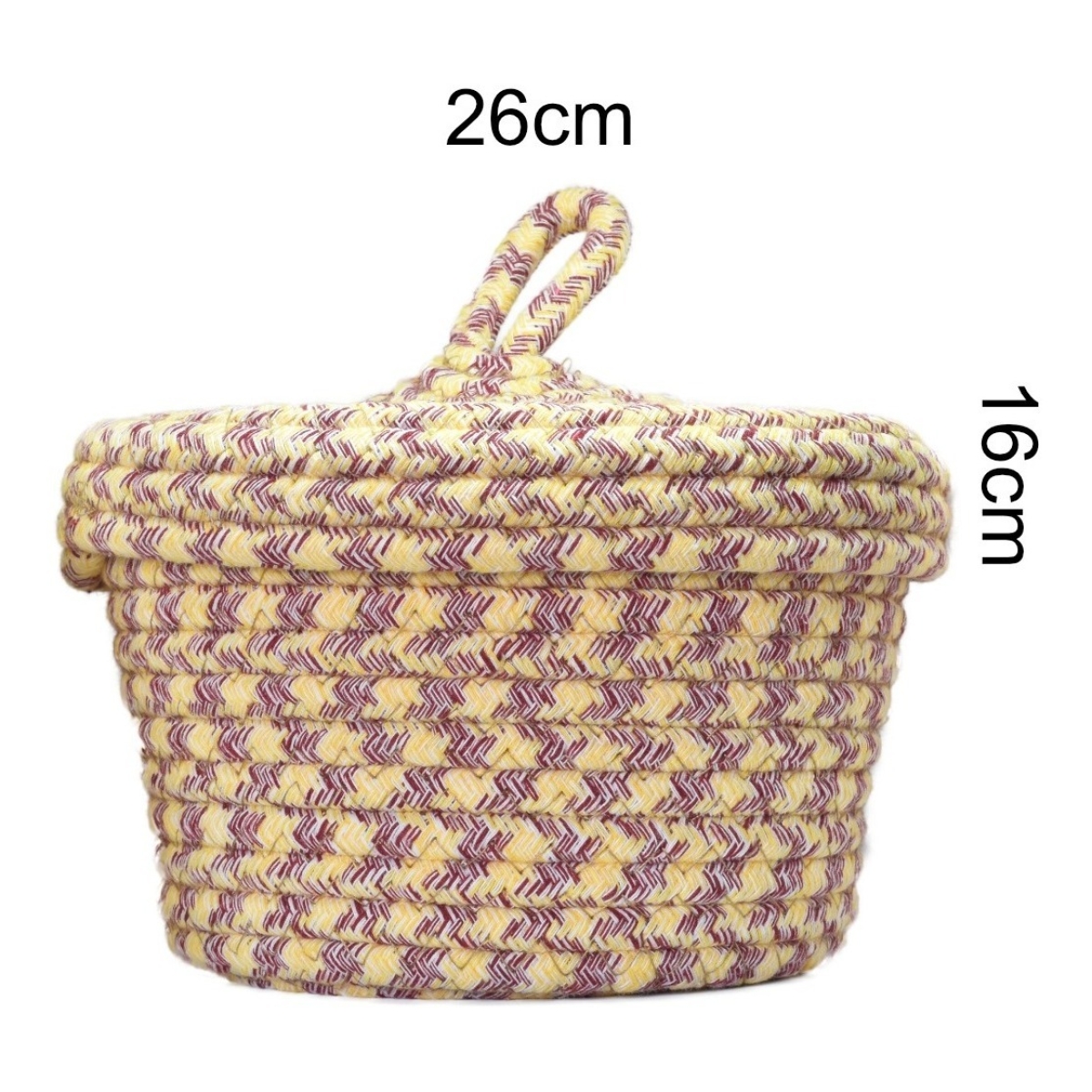 Set X3 Cestos Decorativos Para Organizar Con Tapa Iluminaras - Imagen 4
