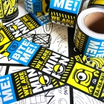 Cinta Adhesiva Decorativa Ideal Niños Sticker 5m - Minions - Imagen 4