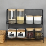 Estante Soporte Organizador Cosmeticos Cocina Baño Doble - Imagen 6