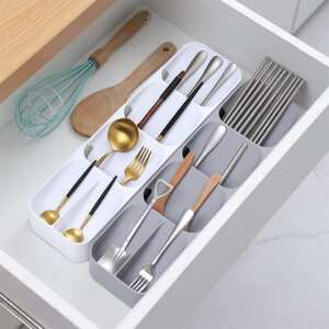 Organizador Cubiertos Cubiertero Para Cajon Cocina Excelente, foto 11