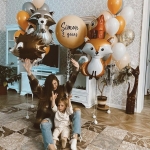 Globos Aire O Helio Para Cumpleaños Animales Iluminaras - Imagen 13