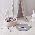 Alfombra Redonda Algodón De Animales Para Bebes Decorativa - Imagen 7
