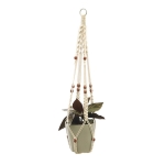 Porta Macetas Tejidos En Macrame Pack X 4 - Varios Diseños - Imagen 4