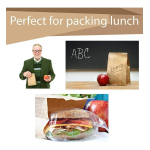 Bolsa Papel Kraf Panadería Bizcochos Rotisería Por Mayor - Imagen 4