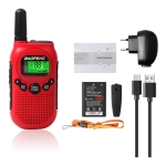 Set X2 Handies Baofeng T6 32km Walkie Talkie Con Auriculares - Imagen 3