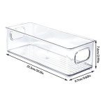 Organizador De Heladera Acrílico Refrigerador 25,5x9,7x7,6cm - Imagen 2
