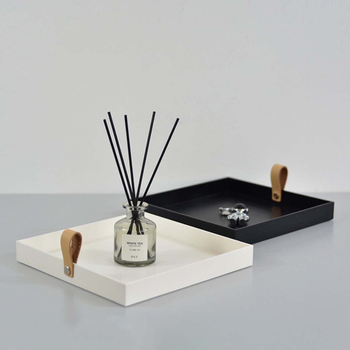 Bandeja Organizadora Centro De Mesa Nordica Asa Decorativa - Imagen 15
