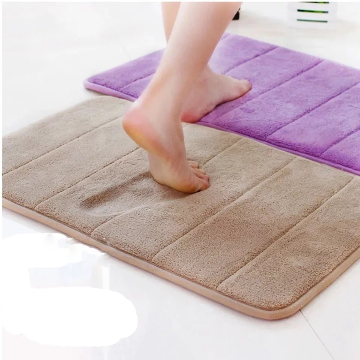 Alfombra Baño Memory Foam C/ Memoria 78x50cm - Imagen 8