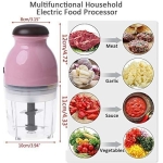 Licuadora Picadora Eléctrica Verduras Vegetales Frutas Jugo - Imagen 5