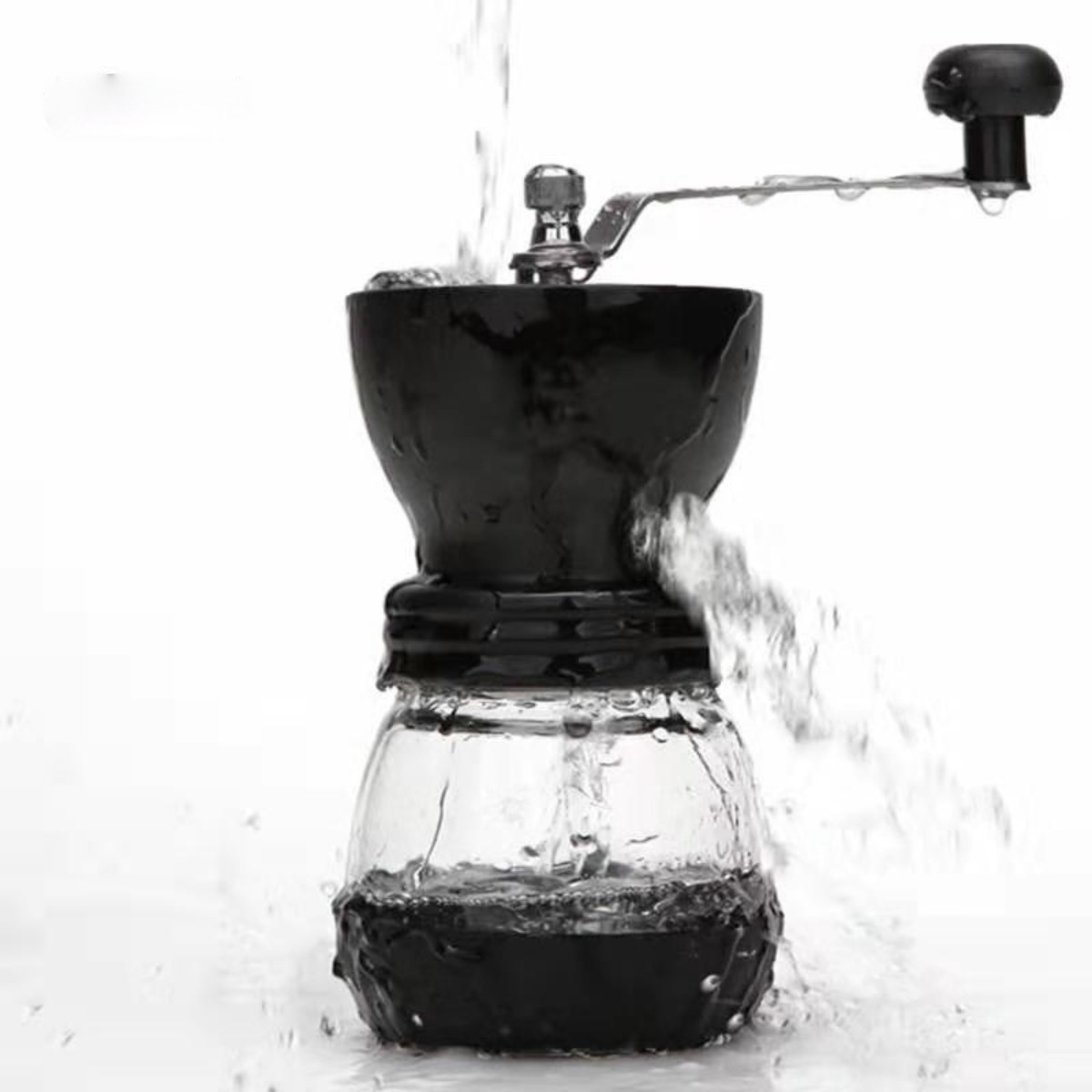 Molinillo Café Manual Fresas De Cerámica +frasco Para Granos - Imagen 6