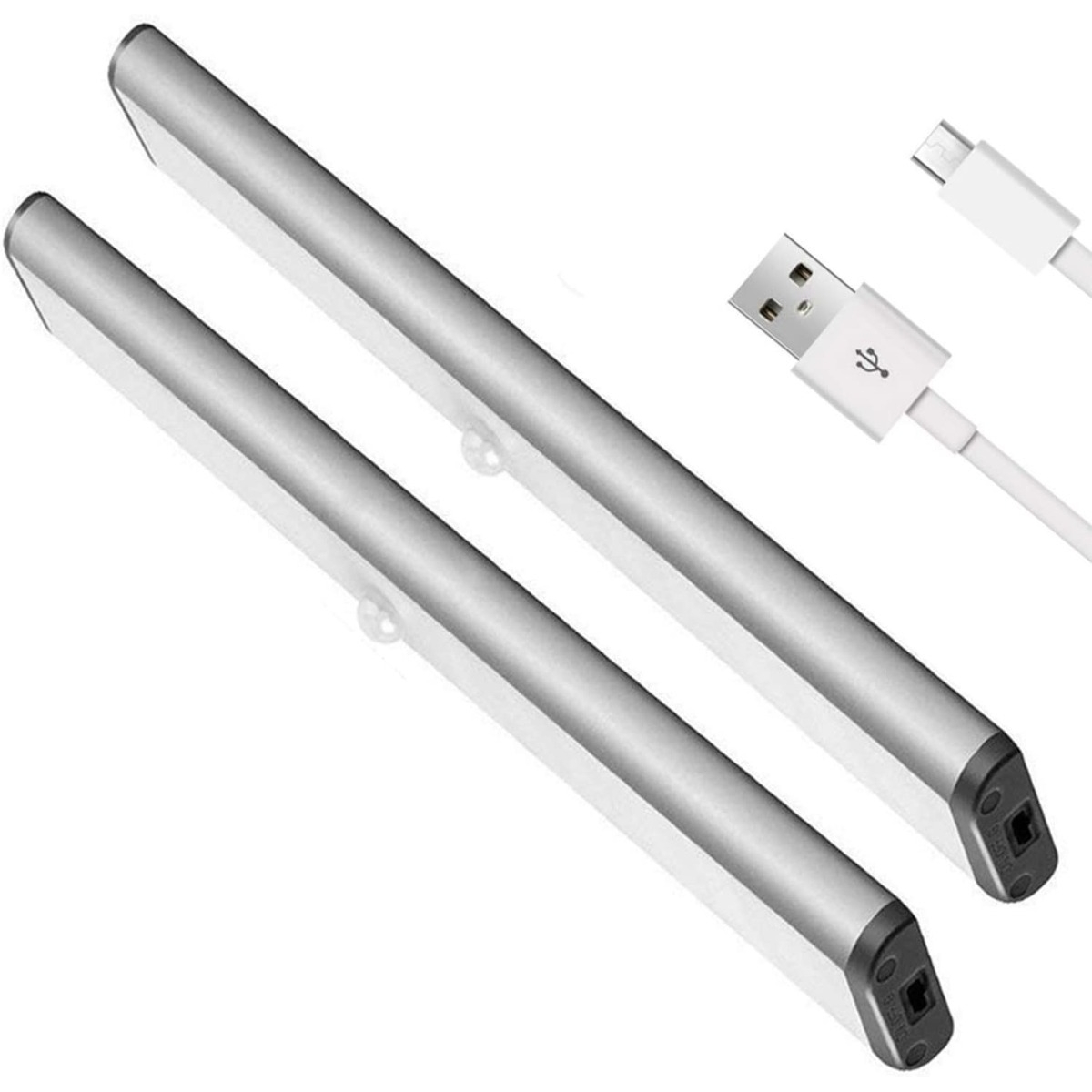 Luz Led Recargable Usb Sensor De Movimiento Ropero Escalera - Imagen 1