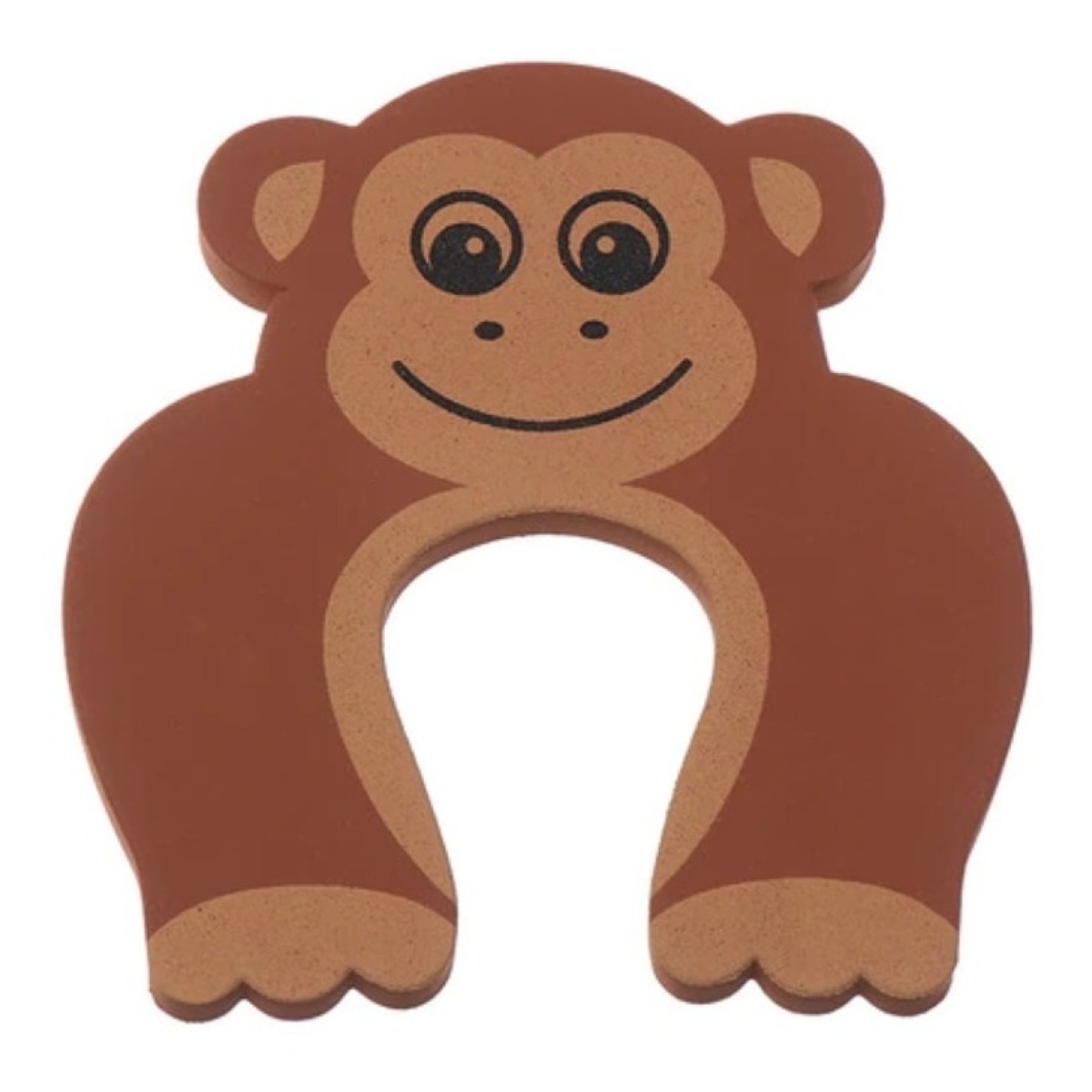 X4 Trabas Seguridad Puertas Bebes Niños Goma Eva Animalitos - Imagen 3