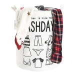 Canasto Cesto De Ropa Tela 42x50cm - Imagen 5