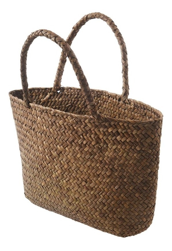 D_725709-MLU44334004897_122020-F.jpg Bolso Cartera Playera Mimbre Ratán Verano - Imagen 1