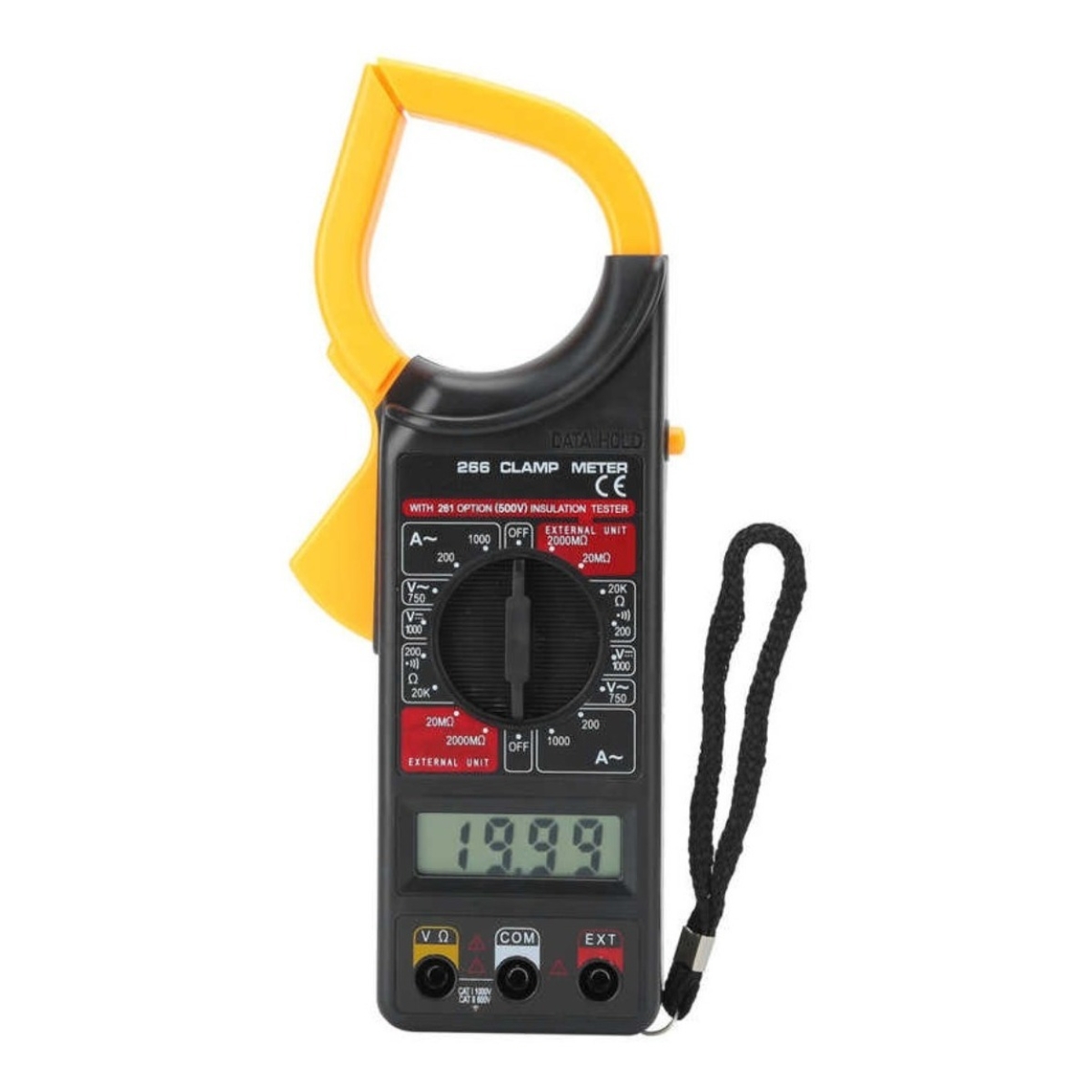 Pinza Amperimetrica Multimetro Digital Dt266 Profesional - Imagen 1