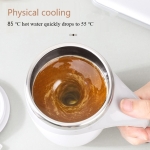 Taza Mezcladora Jarra Con Revolvedor Automático Y Tapa - Imagen 3