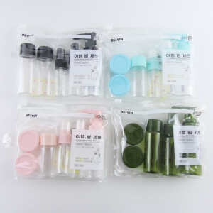 Kit De Viaje 5 Botellas Y Frascos Lociones Cremas + Neceser, foto 11