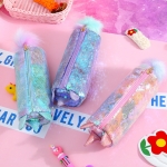 Cartuchera Infantil Diseño Unicornio Glitter Varios Colores - Imagen 6