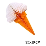 Decoracion De Cumpleaños Globo De Papel Cono Helado 30cm - Imagen 12