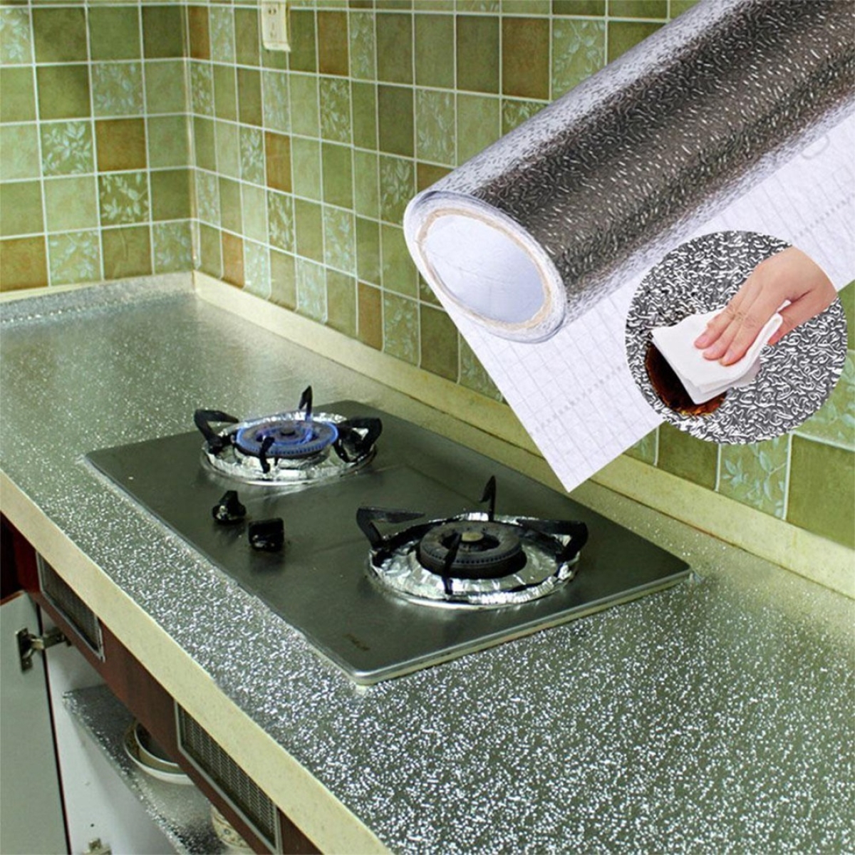 Papel Aluminio Resistente Agua Altas Temperaturas Cocina - Imagen 4