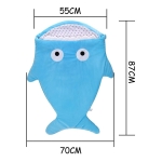 Manta Bebe Abrigo Ideal Bebes Sobre Tiburon - Imagen 5