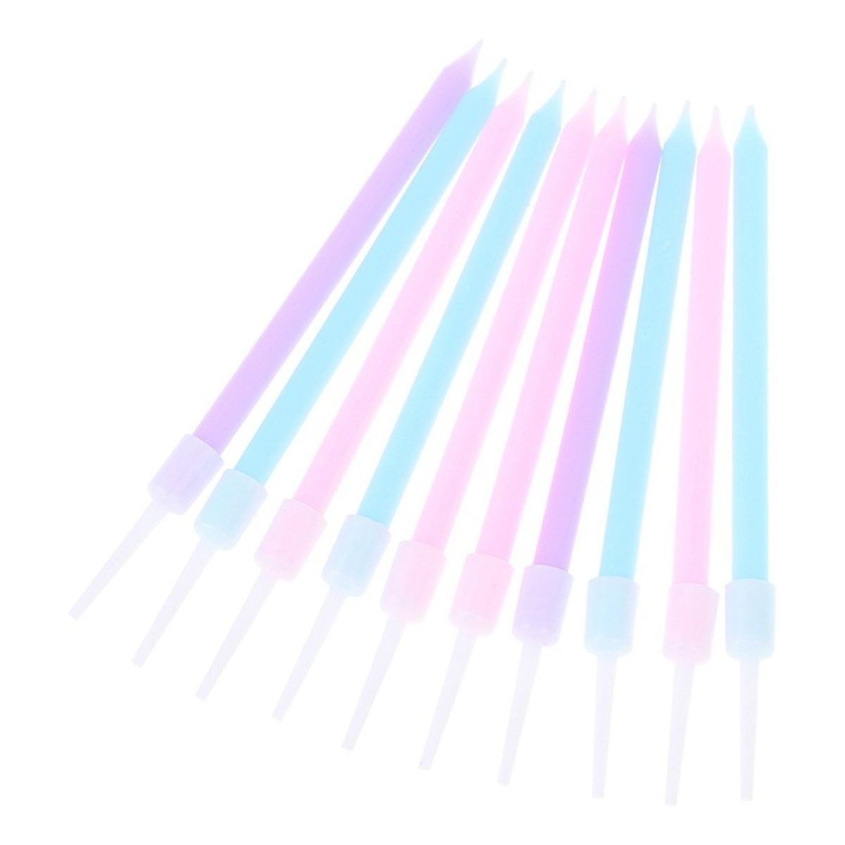 Velas Decorativas De Colores Para Cumpleaños Fiestas - Imagen 3