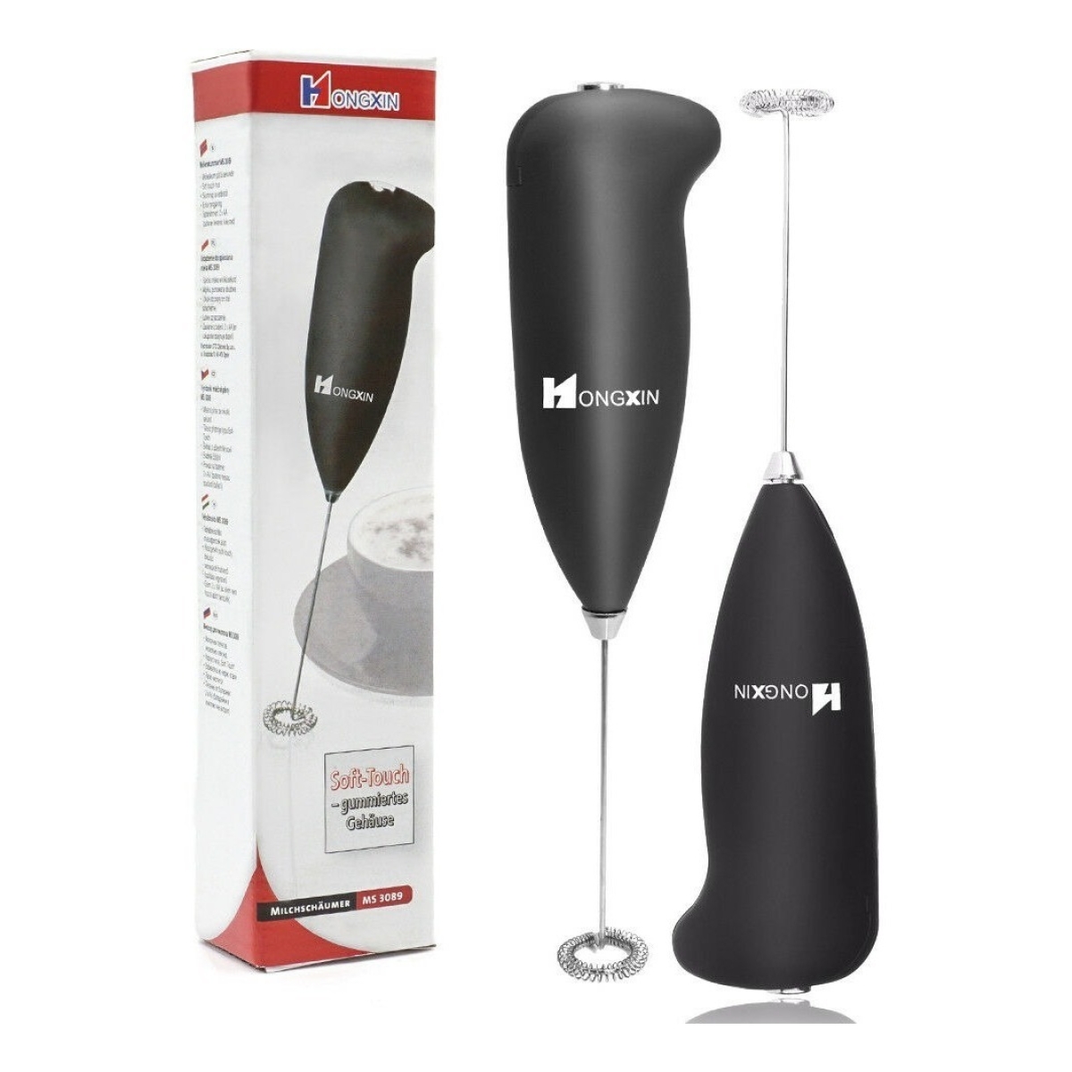 Batidor Eléctrico Manual Huevo Café Capuchino Iluminaras - Imagen 1