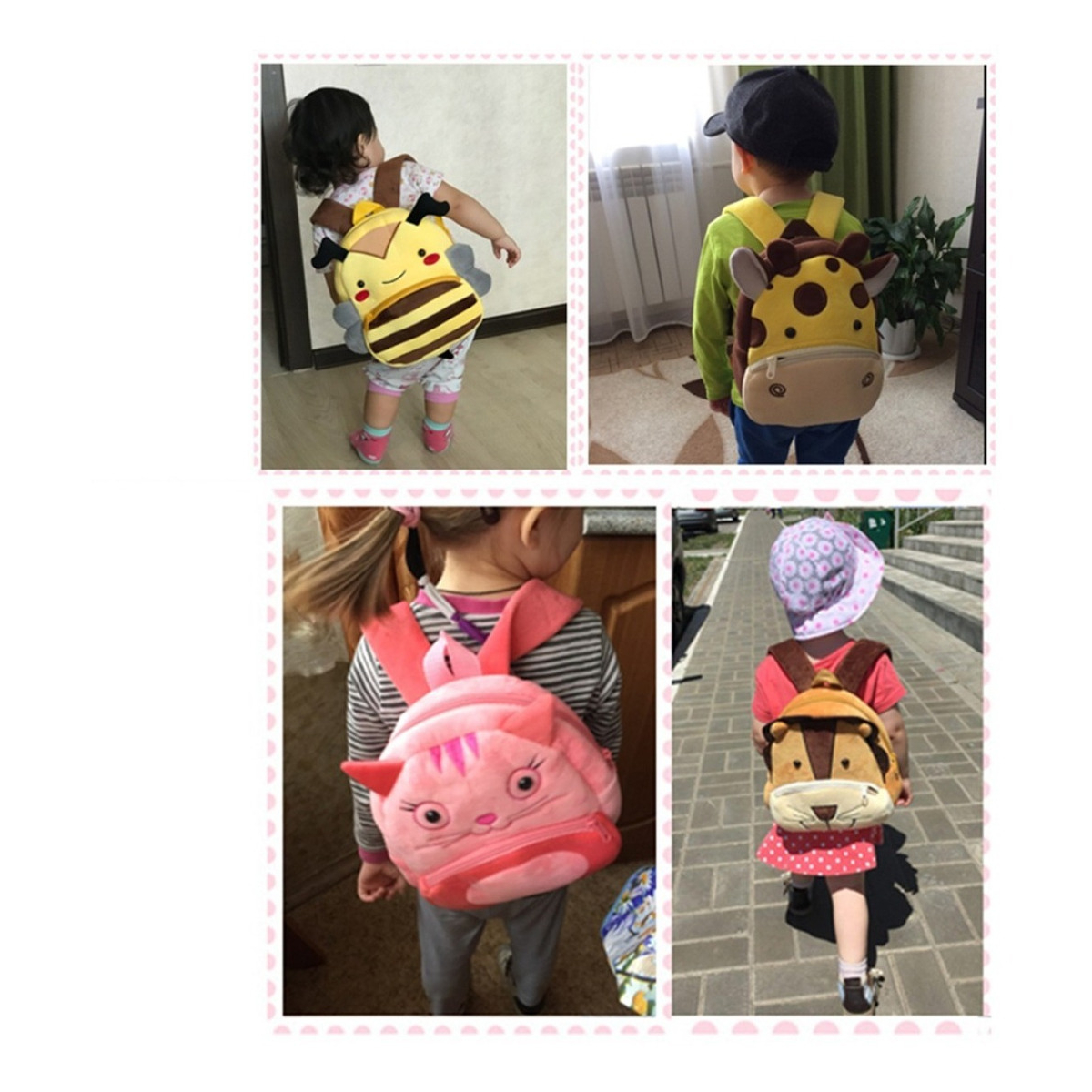 Mochila Jardín Infantil Peluche Animales Varios Diseños - Imagen 65