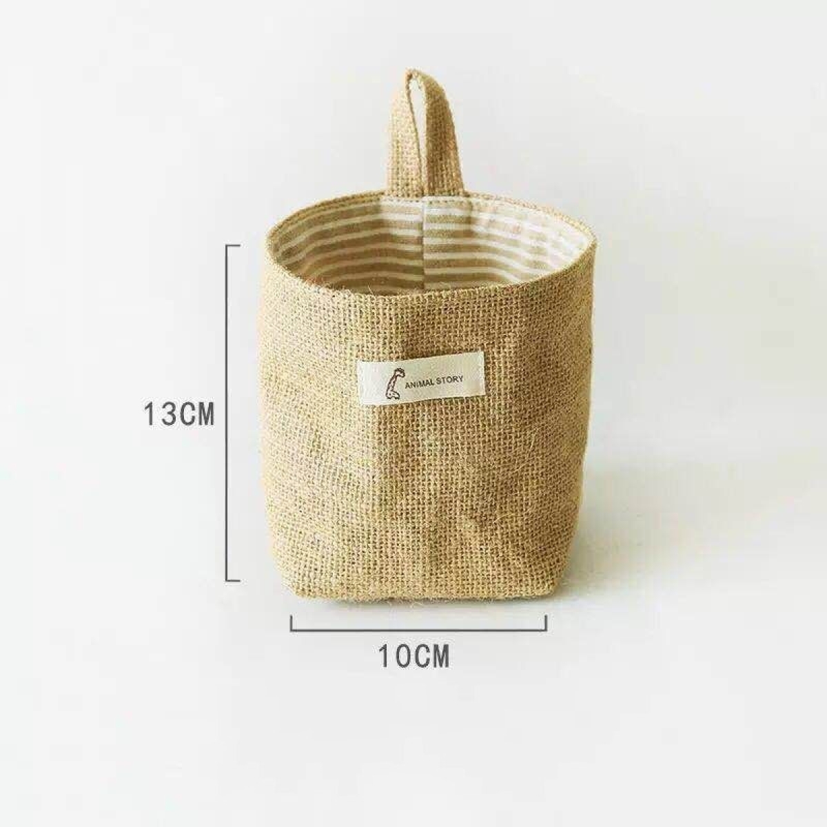 Bolsa Cesto De Tela Lino Para Almacenar Objetos Colgante - Imagen 29