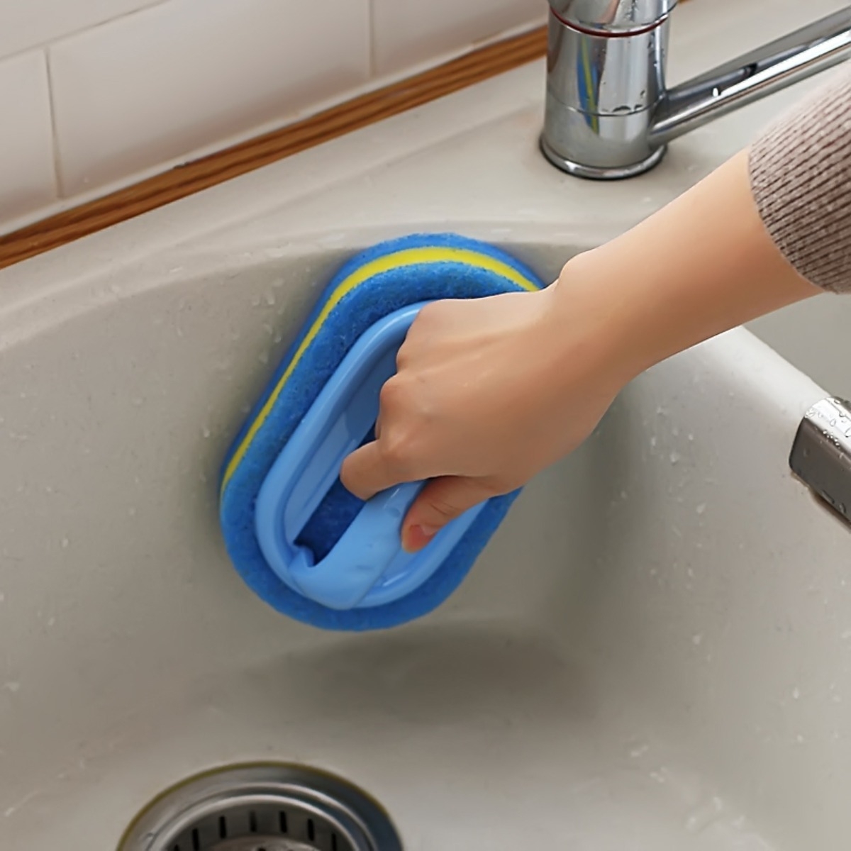 Esponja Para Limpieza Profunda Cocina Baño Paredes Pisos - Imagen 4