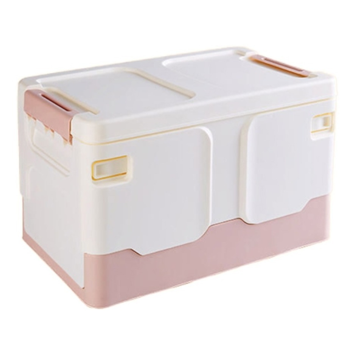 Caja De Almacenamiento Organizacion Con Tapa Y Tranca Chica - Imagen 1