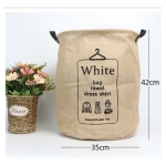 Canasto Para Ropa Sucia Cesto Multiuso Hogar Lino Sintetico - Imagen 11