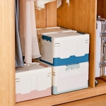 Caja De Almacenamiento Organizacion Con Tapa Y Tranca Chica - Imagen 6