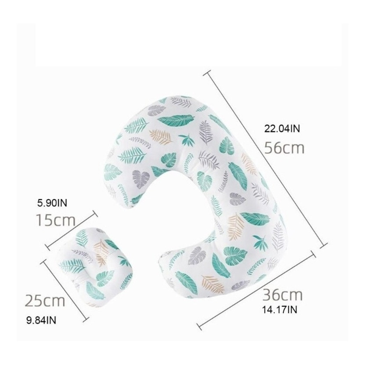 Almohada Amamantar Almohadon Maternal Lactancia Con Funda - Imagen 6