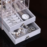 Organizador Exhibidor De Joyas Joyero Diseño Acrilico Cajón - Imagen 8