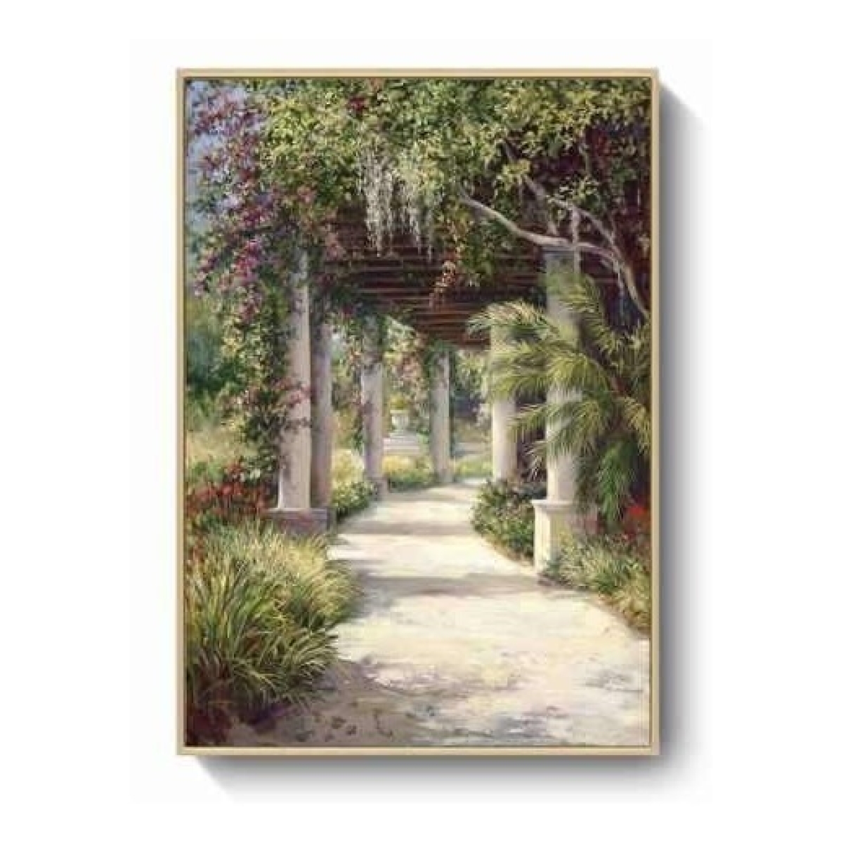 Cuadros Modernos Decorativo + Marco Madera Tripticos Paisaje - Imagen 5