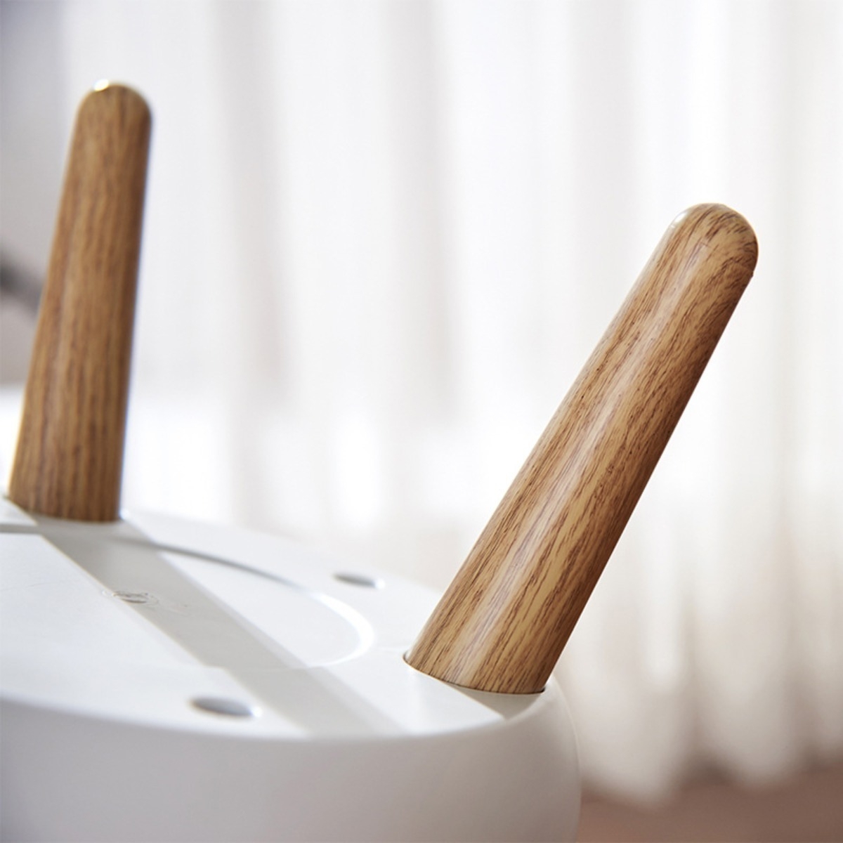 Papelera Cesto Basura Patas De Madera Decorativo Cocina Baño - Imagen 3