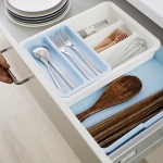 Cubiertero Para Cajon Cocina Organizador Extensible Cubierto - Imagen 3