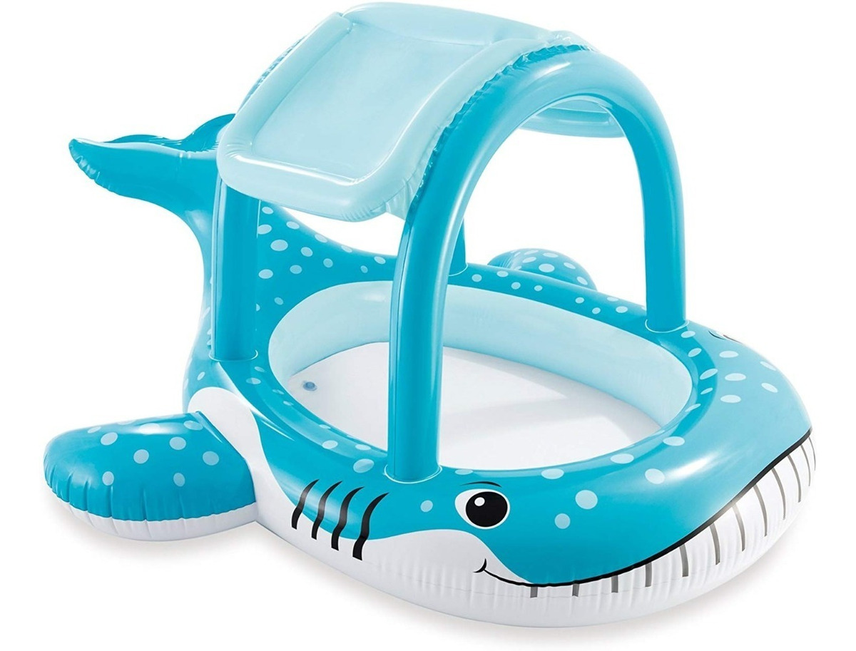 D_747463-MLU40285320833_122019-F.jpg Piscina Inflable Ballenita Intex 120lts Sombrilla Para Sol - Imagen 1