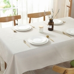 Mantel Rectangular En Algodon Y Lino 130x220 - Iluminaras - Imagen 6