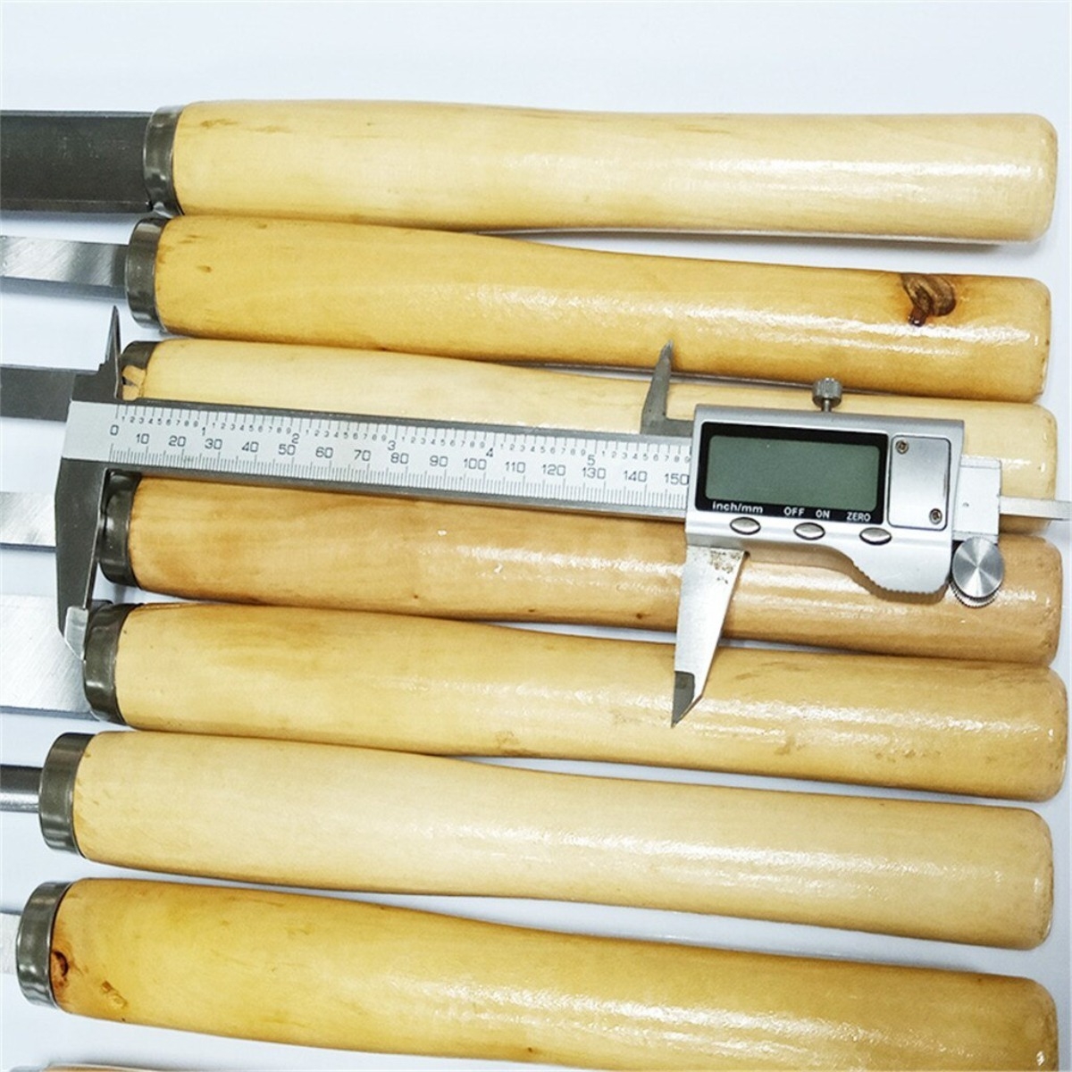 Gubia Para Torno De Madera Juego 8 Piezas Iluminaras - Imagen 5