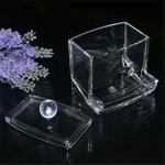 Dispensador De Hisopos Cotonetes Bastoncillos Acrilico - Imagen 3