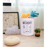 Canasto Cesto De Ropa Tela 42x50cm - Imagen 6