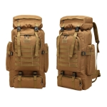 Mochila Tactica Militar De Viaje Grande 60 Lts Iluminarás - Imagen 2